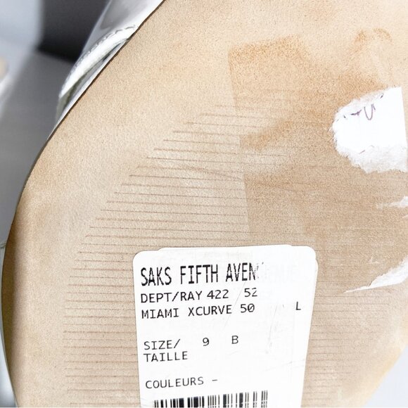 NWT STUART WEITZMAN Miami Xcurve 50 Slide in White - Picture 7 of 8